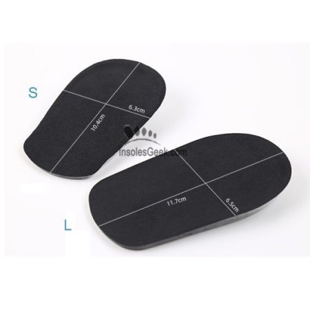 Half Pad Silicone Gel Adhesive Insoles for Elastic Shock Absorption GK-931