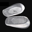 Half Pad Silicone Gel Adhesive Insoles for Elastic Shock Absorption GK-931