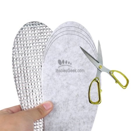 Aluminum Foil Felt Insoles for Warmth GK-1513