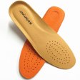 AOKANG Breathable Leather Insoles Soft Shoes Pad