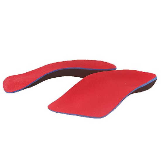 Arch Support Shoe Insoles For Flat Foot Red GK-606 - Click Image to Close