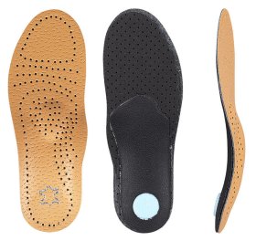 Arch Support Orthotics Leather EVA insoles GK-624