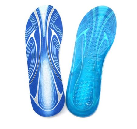 Blue TPE Silicone Shoe Insert Soft Sport Insoles GK-412