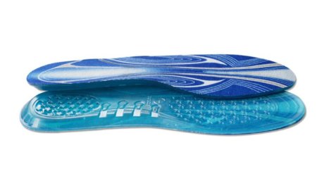 Blue TPE Silicone Shoe Insert Soft Sport Insoles GK-412