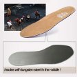 Beige Labor Shoe Inserts Foot Insoles Within Steel GK-0145