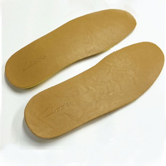 Breathable Cowhide Latex Leather Shoe Insoles - Click Image to Close
