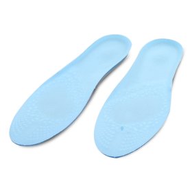 Breathable Gel PU Sports Insoles Blue Running Shoes Insert GK-416