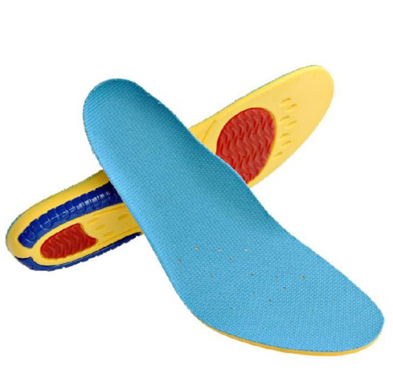 Arch Support Breathable Deodorant Basketball Insoles - Click Image to Close