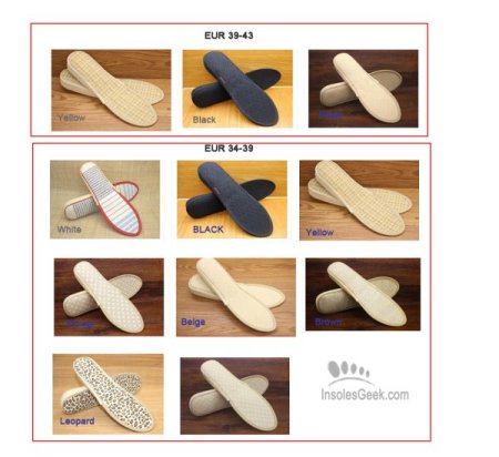 Comfort Handmade Height Increase Shoes Insoles GK-967