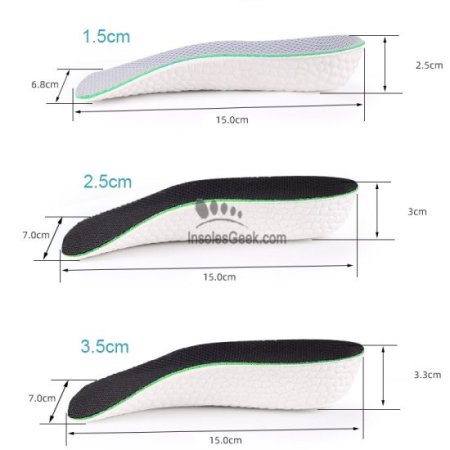 Comfortable Raised Insoles with Arch Support GK-945