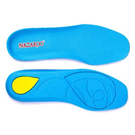 Comfortable Shock Absorption PU Insoles for Hikers Sky Blue