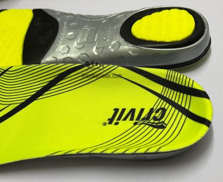 CRIVIT Midfoot Support TPU Sports Insole Light Yellow GK-1857