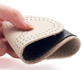 Comfortable Cowhide Leather Insoles Soft Shoes Insert GK-1426