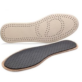 Comfortable Cowhide Leather Insoles Soft Shoes Insert GK-1426