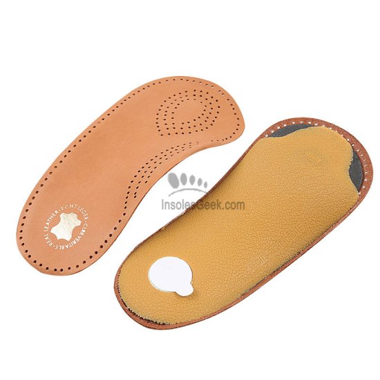 Cow Leather Orthotic Arch Support 3/4 Length Insoles GK-631 - Click Image to Close