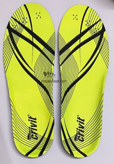 CRIVIT Midfoot Support TPU Sports Insole Light Yellow GK-1857