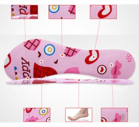 Fashion Non-slip Shoe Pad High Heels Sponge Insoles GK-1111