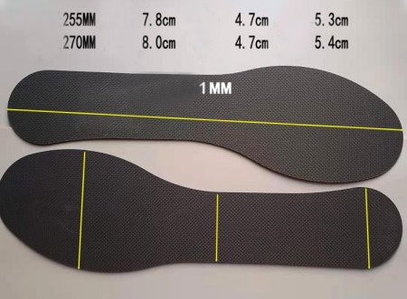 Full Length Carbon Fiber Inner Shoes Insoles GK-1728