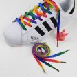 Fashion Colorful Rainbow Weave Shoe Laces GK-1737