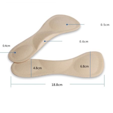 Comfort Form Arch Support Seven Point Insoles for High Heels GK-1107