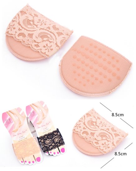 1 Pair Soft High Heels Shoe Insert Ball Mat Pad Insole for Foot Care GK-1328