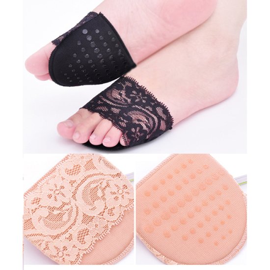 1 Pair Soft High Heels Shoe Insert Ball Mat Pad Insole for Foot Care GK-1328 - Click Image to Close
