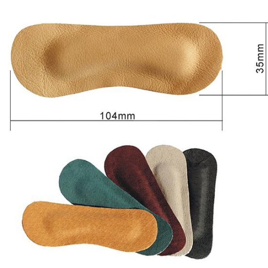 Stop Padded Leather Heel Grips for Leather Shoes High Heels - Click Image to Close