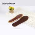 Men's Bamboo Leather Insoles Deodorant Shoe Inserts GK-1401