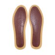 Men's Bamboo Leather Insoles Deodorant Shoe Inserts GK-1401