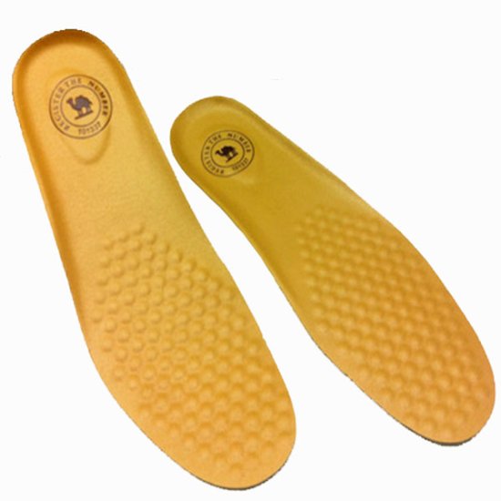 Men's Suspension Sport Insoles Leather Shoe Pad - Click Image to Close