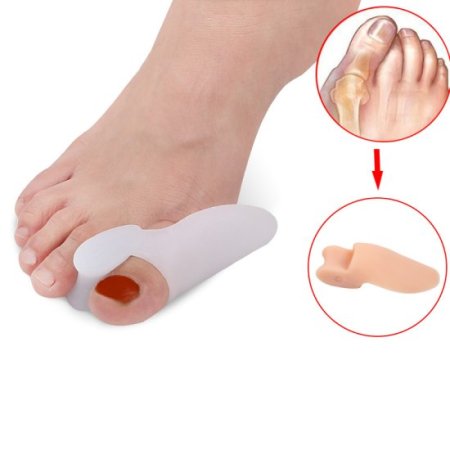 1 Pair Silicone Gel Bunion Big Toe Care Spreader Insoles GK-1304