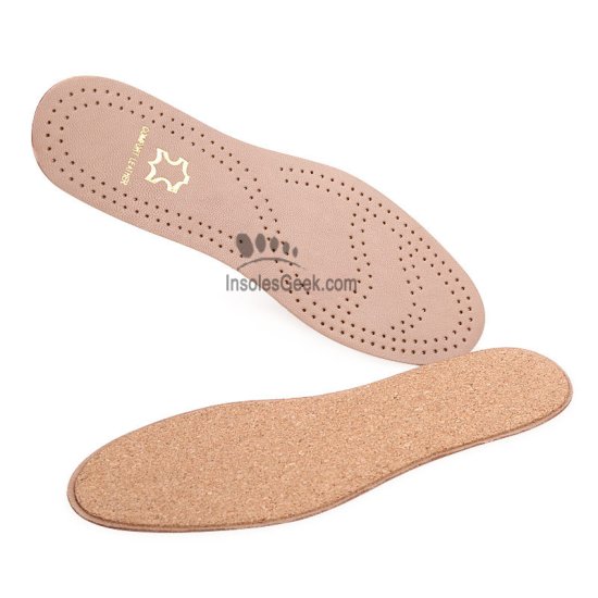 Natural Cork Sheepskin Leather Footbed GK-1441 - Click Image to Close
