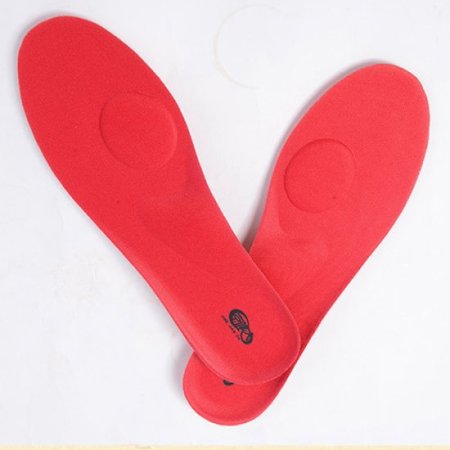 Breathable Running Ortholite insoles Insert for Sports Shoes Red