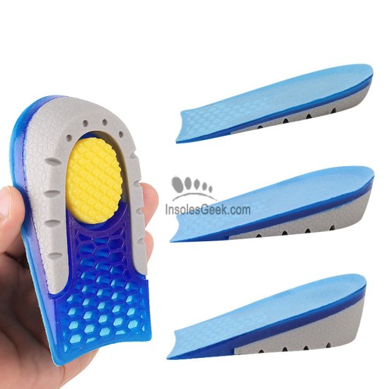 Soft Cushion TPE Raised Half Pad Height Insoles GK-943 - Click Image to Close
