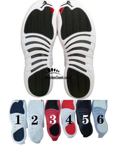 Replacement Air Jordan 12 Outsole AJ12 Outer Bottom Unit GK-1756
