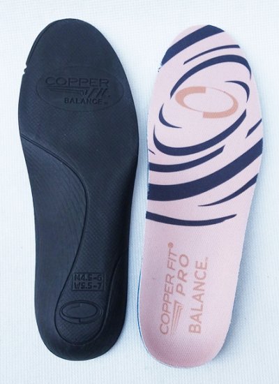 Replacement Copper Fit Pro Balance Orthotic Insoles GK-625 - Click Image to Close