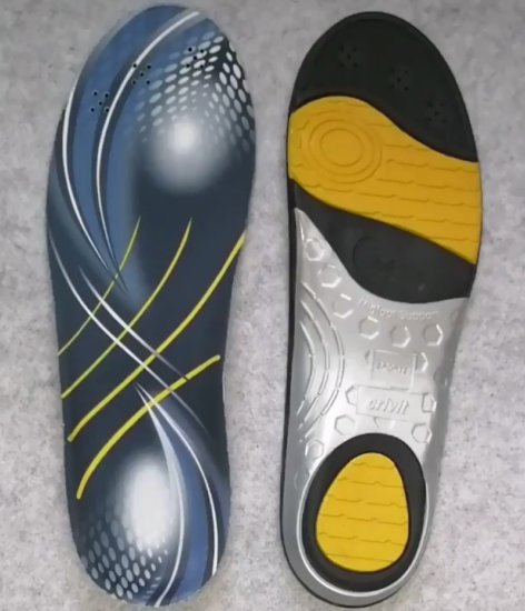 Replacement CRIVIT Midfoot Support Sports TPU Insoles GK-1229