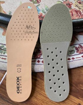 Replacement GEOX Respira Italian Patent Leather Insoles GK-1445