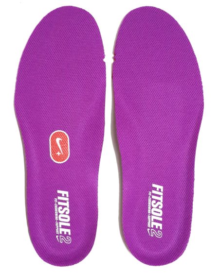 Replacement Nike Fitsole2 Fit Cushioning Support Insoles Purple GK-0149