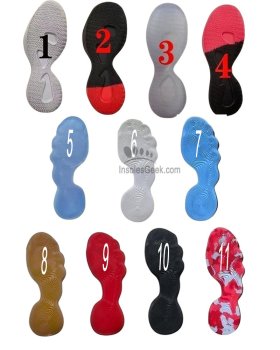 Replacement Nike Hyperdunk X HD2018 Outsole‌ HD2017 Sole Unit GK-1758