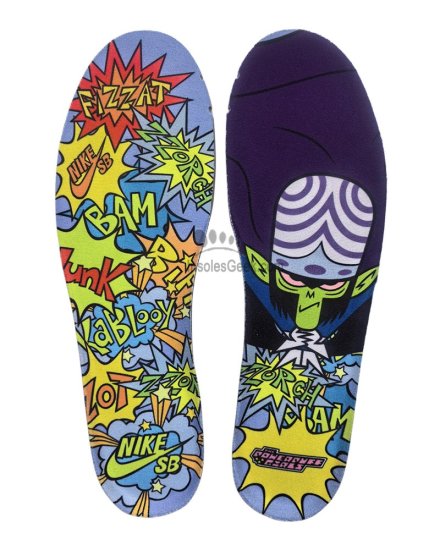 Replacement Nike SB Dunk Low Powerpuff Girls Bubbles Zoom Insole GK-1924