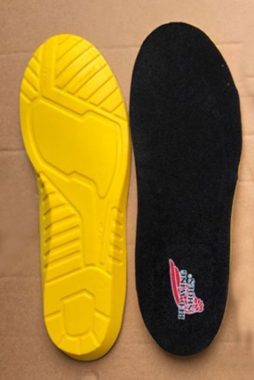 Replacement Red Wing Shoes Footbeds Black GK-1842 - Click Image to Close