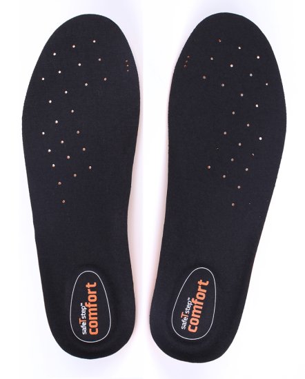 Replacement SafeTstep Comfort Mens Shoes Insoles Black GK-12184 - Click Image to Close