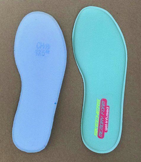 Replacement Skechers Memory Foam Gel-infused Kids Shoes Insoles GK-1623 - Click Image to Close
