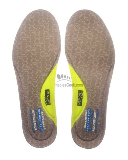 Replacement Skechers Relaxed Fit Air-Cooled Memory Foam Arch Insoles GK-1919