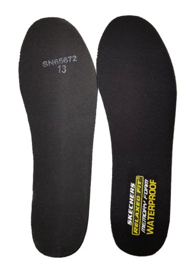Replacement Skechers Relaxed Fit Air-Cooled Memory Foam Waterproof Insoles GK-530
