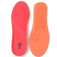 Breathable Running Ortholite insoles Insert for Sports Shoes Red