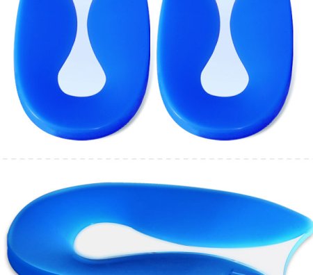 Silicon Shoe Inserts U Shape Heel Gel Insoles GK-421