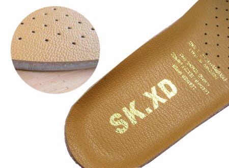 SK.XD Comfortable Shock Absorption Leather Insole GK-1403
