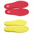 Soft PU Massage Shoe Insoles Red Breathable Insole GK-702